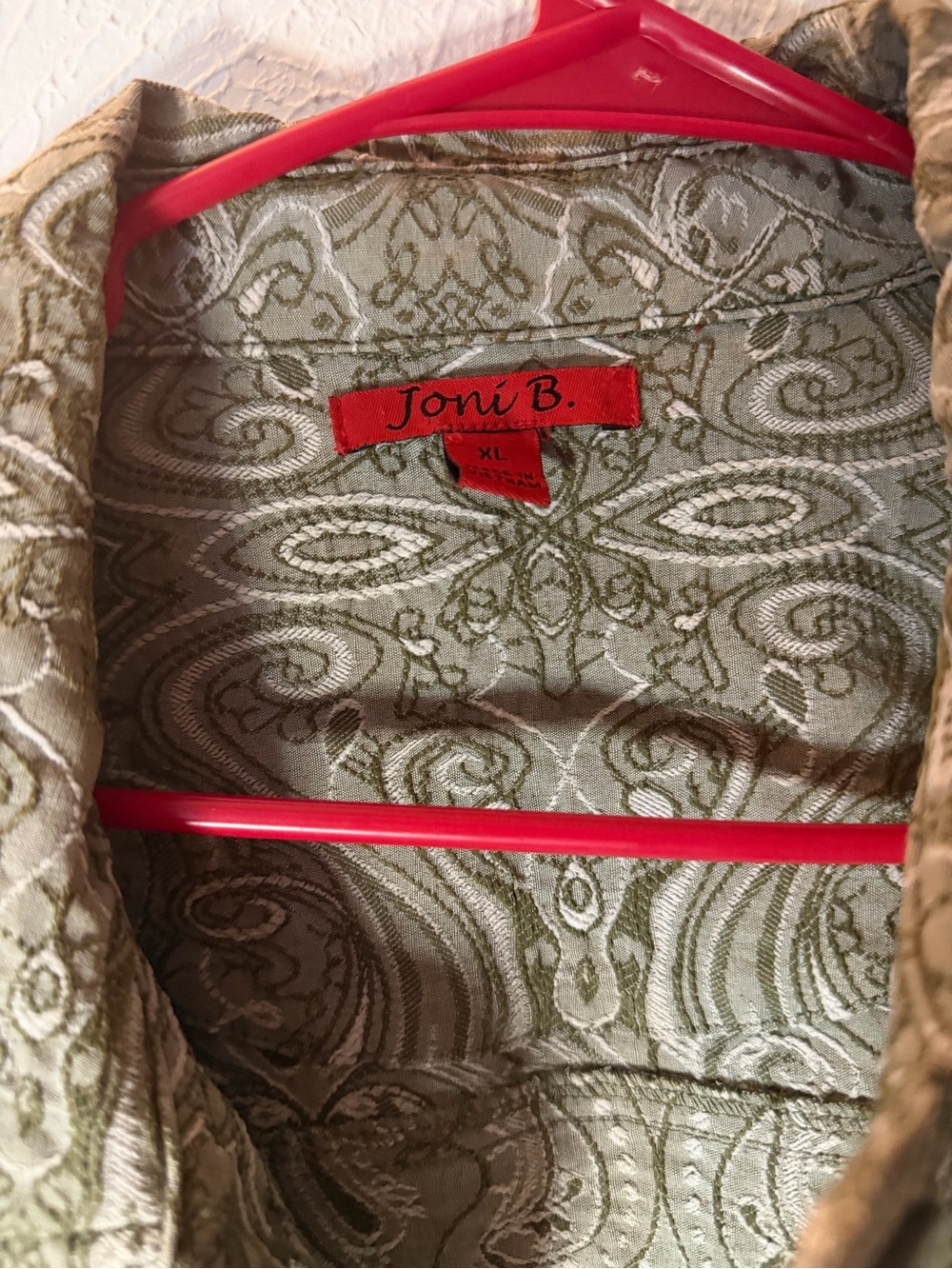 Jones New York Sage Green Paisley Blazer - Picture 2 of 7